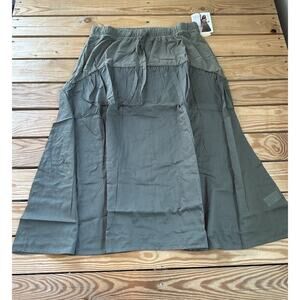 NWT Nation Ltd Drawstring Skirt Size Large Women’s Olive